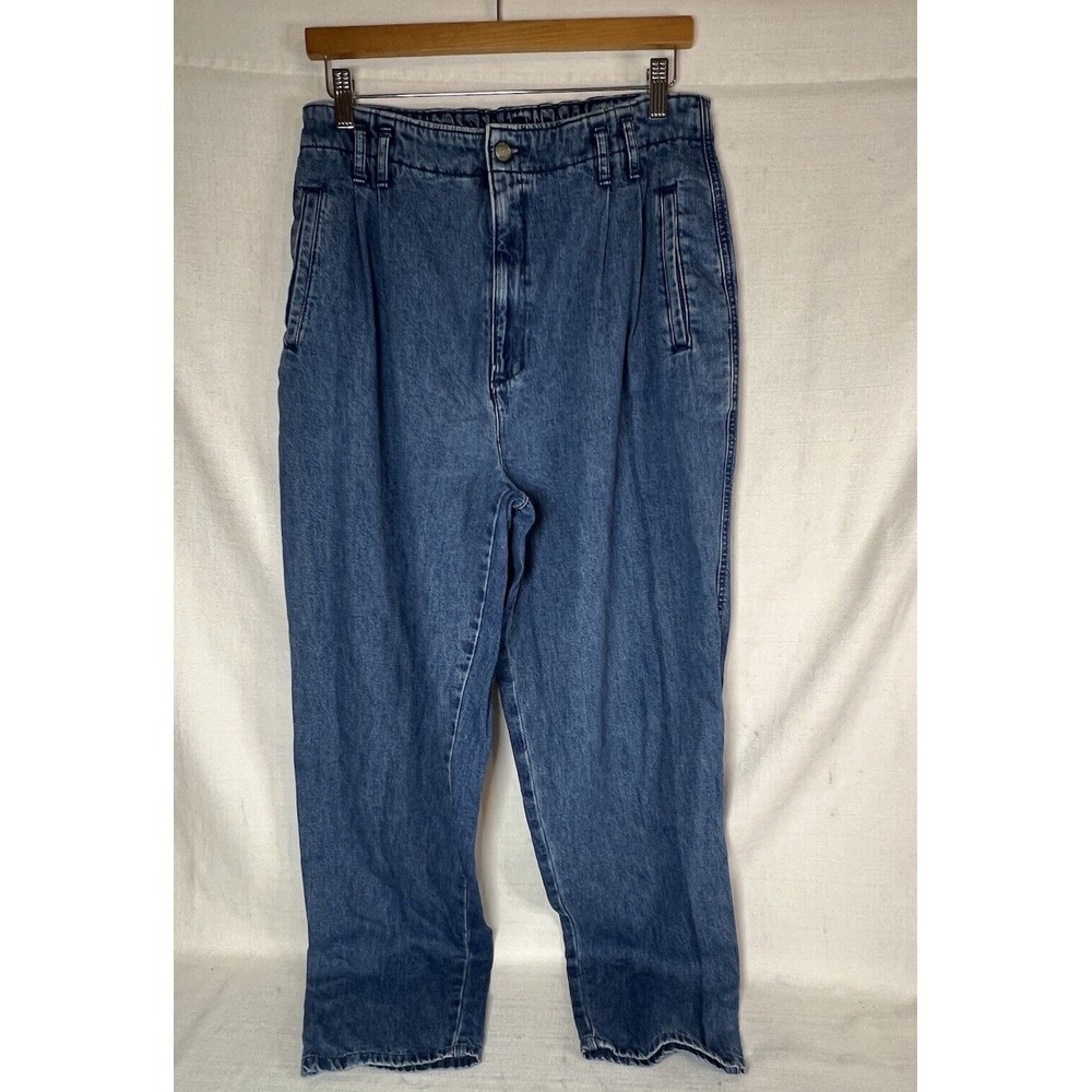 Vintage Women's Size 16 Petite Dockers Blue Jean Pants High Waisted